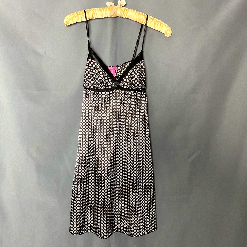 Lola XS Empire Waist, Spaghetti Strap Satin Dress